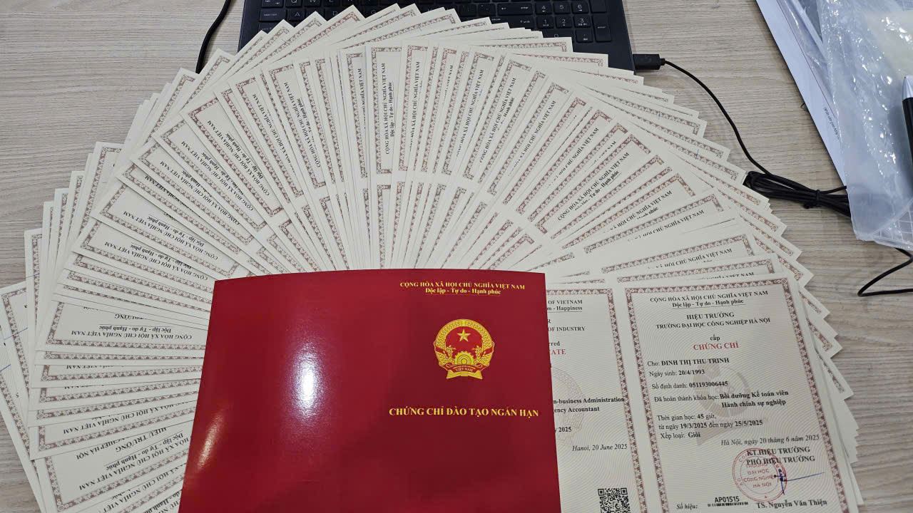 Lớp kế toán viên Hành chính sự nghiệp (Khai giảng ngày 05/09)