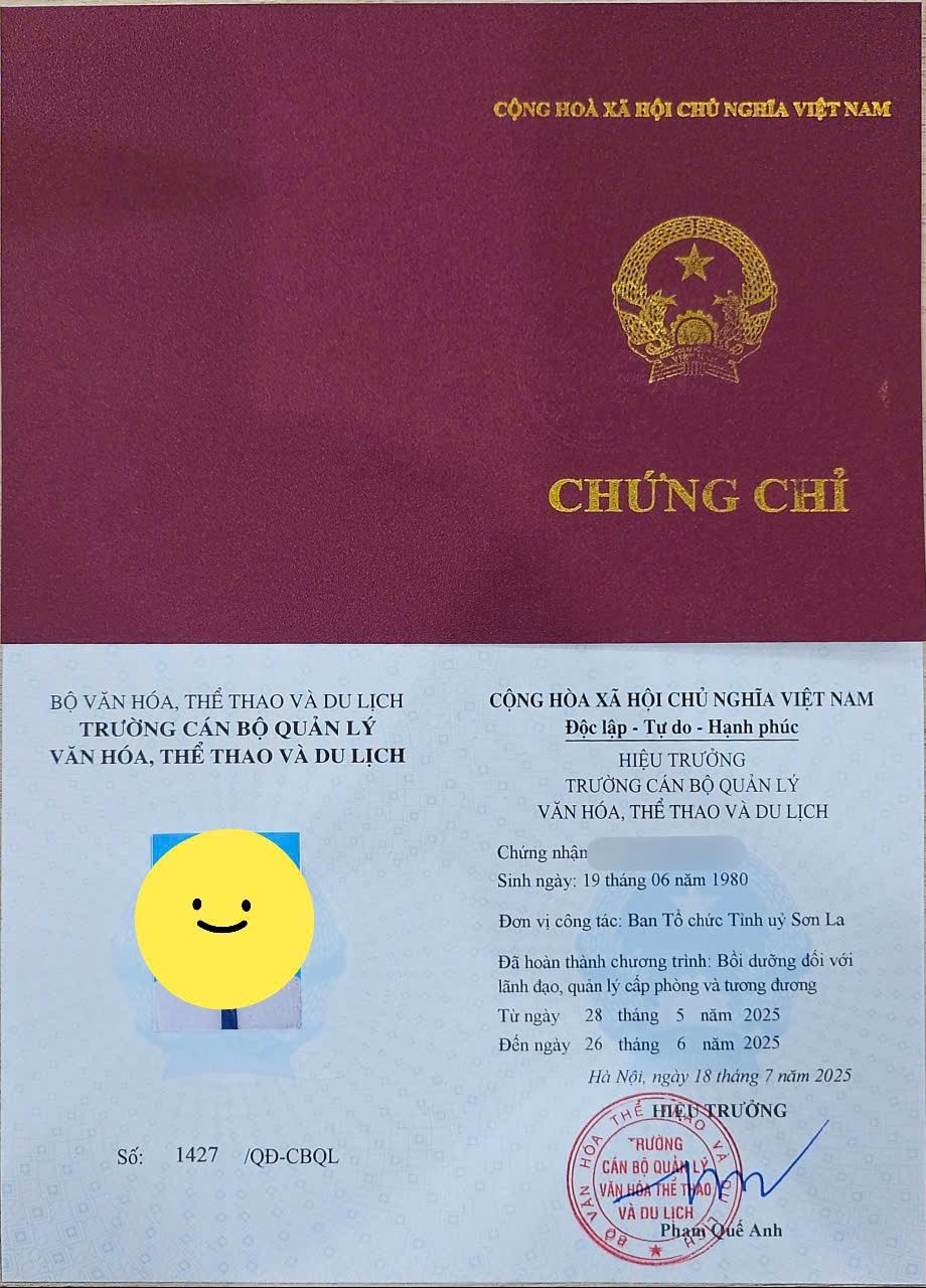 LỚP BỒI DƯỠNG QUẢN LÝ NHÀ NƯỚC Ngạch Chuyên viên – Chuyên viên chính – Quản lý cấp phòng