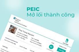 Thông báo tuyển sinh kỳ thi Pearson English International Certificate (PEIC)